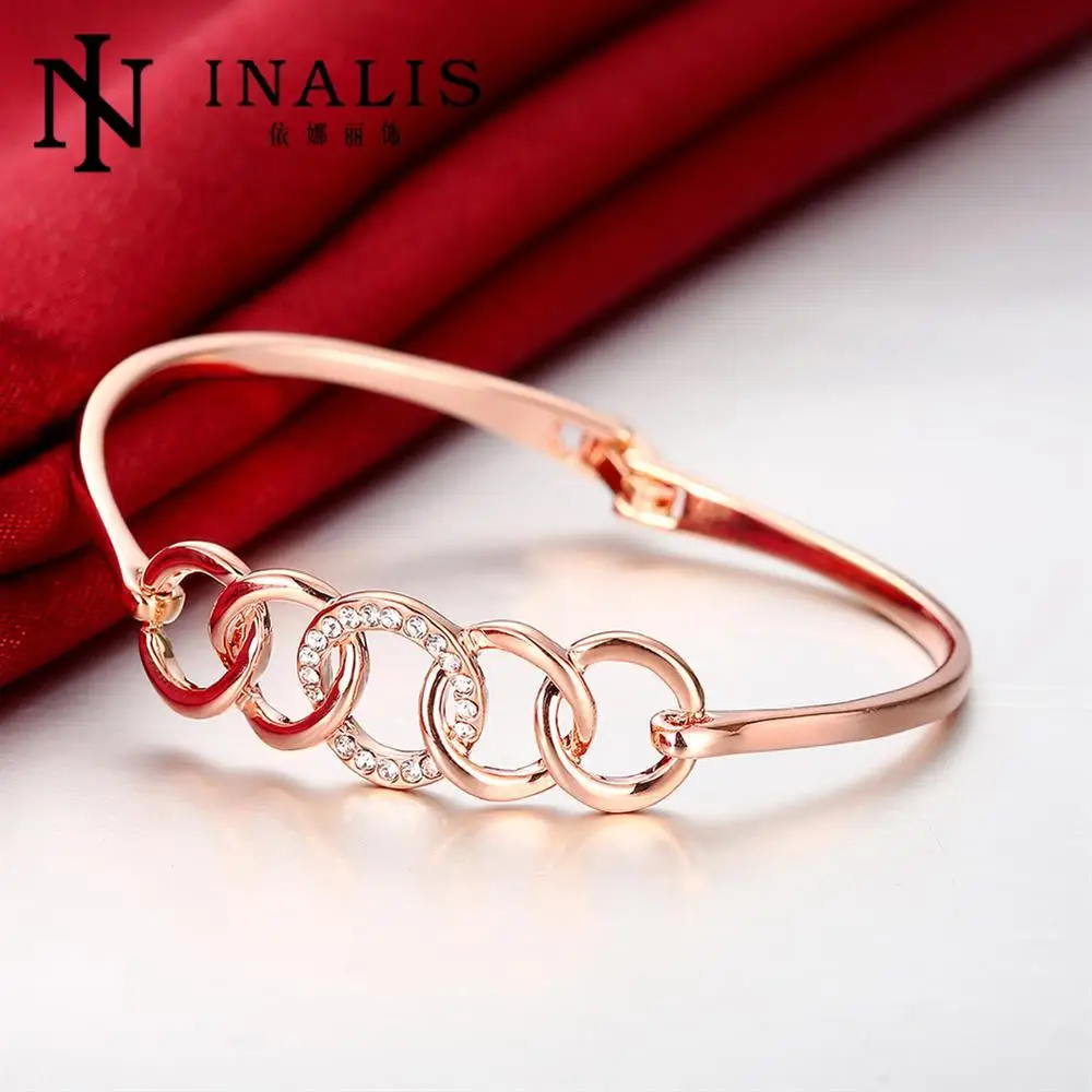 Fashion Bracelets For Women Lnlay Zircon Bracelet Jewelry Free Shipping pulseiras para as mulheres Z079 | Украшения и аксессуары