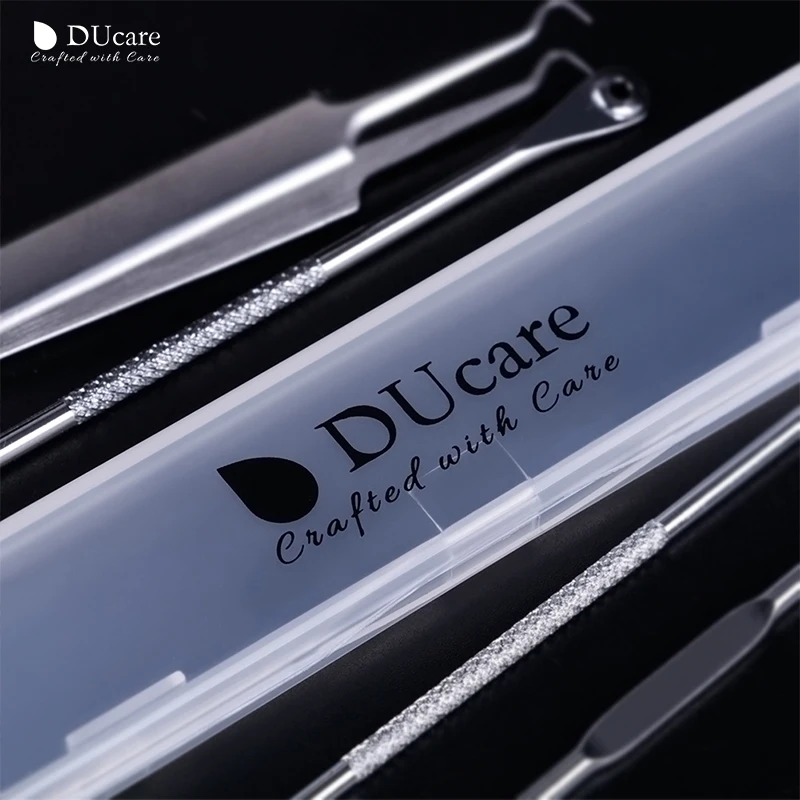 DUcare 4 шт. для удаления угрей акне иглы Нержавеющая сталь экстрактор прыщей
