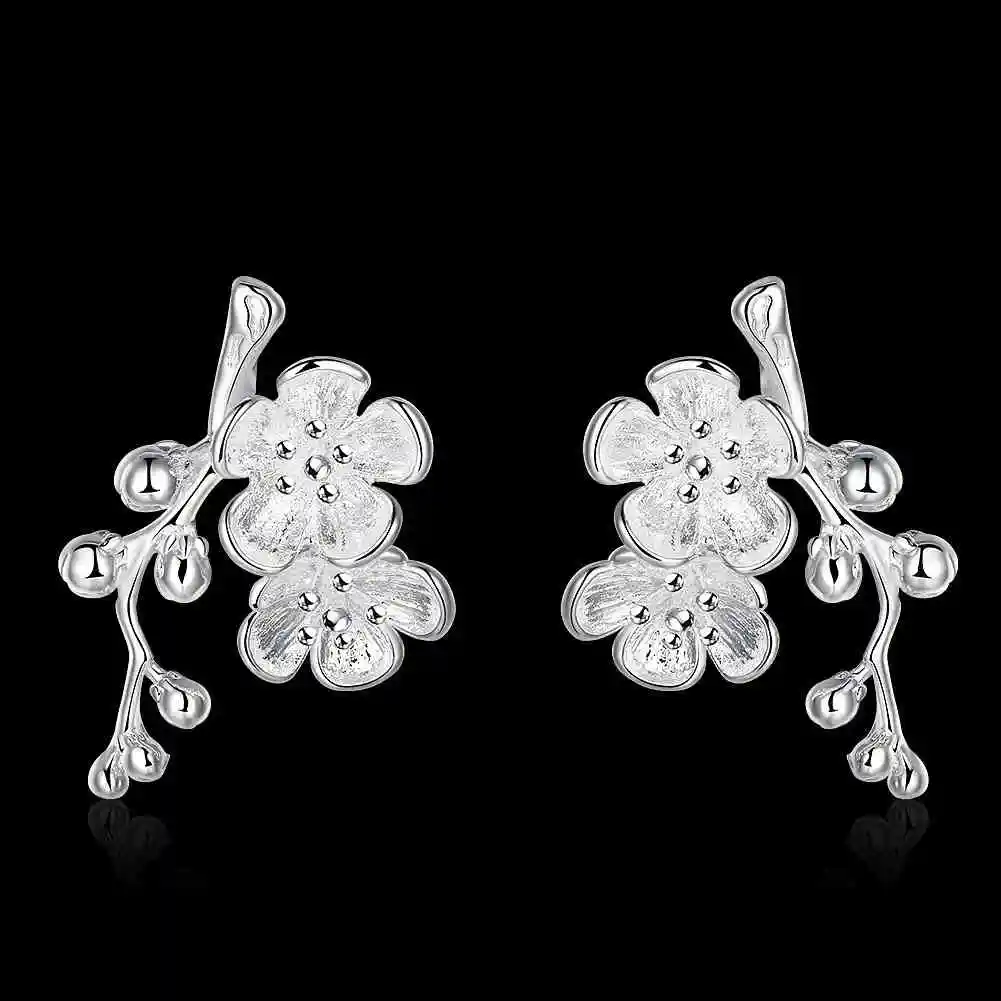 Хит 2016 женские сережки с серебряным покрытием модные ювелирные украшения SMTE658 |