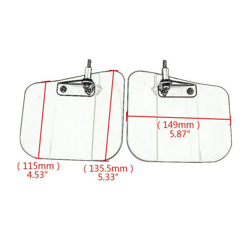 

Motorcycle Hand Guard Air Wing Windshield Mirror Mount For Honda Goldwing 1800 2001-2016 F6B 2013-2016 Custom