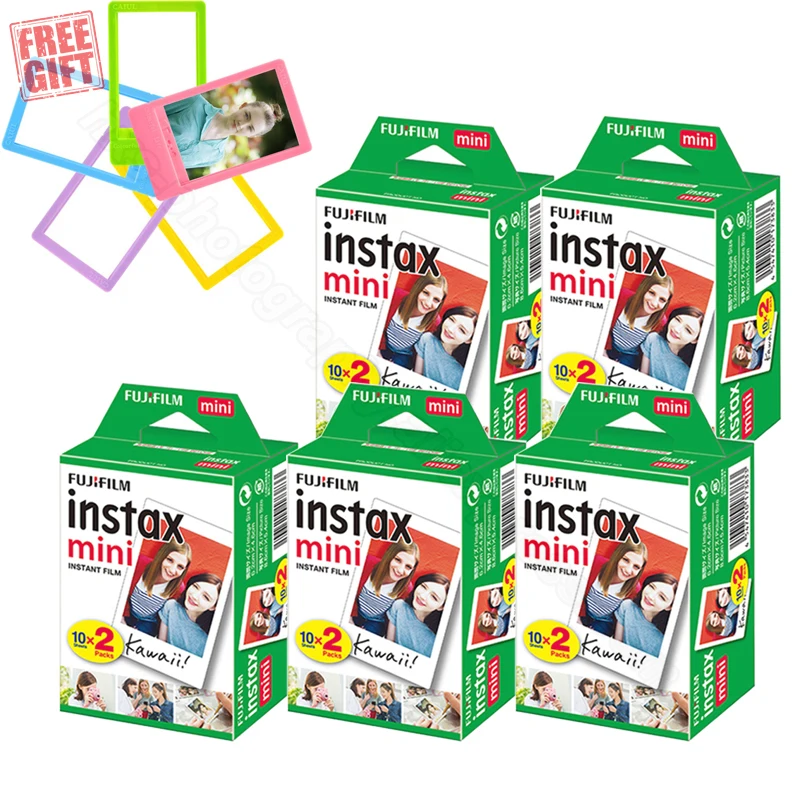 Fujifilm Instax Mini 9 мгновенная белая пленка+ 5 цветов рамка набор для Instax Mini 9 8+ 7s 70 90 25 камера SP-2 SP1 Liplay принтер