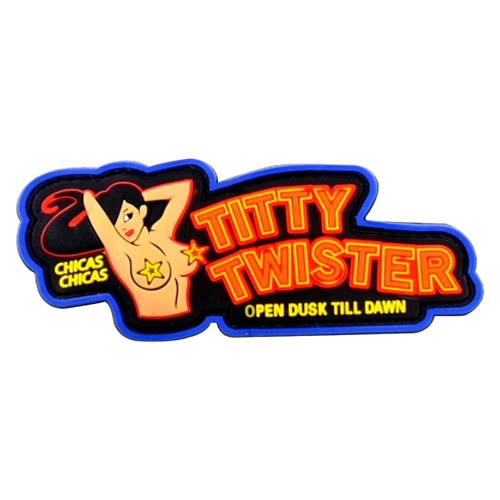 3 TITTY TWISTER ПВХ нашивка нарукавная нашивка военный тактический боевой дух декоративные нашивки швейная Аппликация Украшение - Цвет: 3