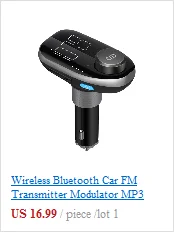 Bluetooth автомобильный беспроводной fm-передатчик стерео громкой связи с 1,4 дюймовым ЖК-экраном и usb-зарядным устройством поддержка tf-карты USB Flash