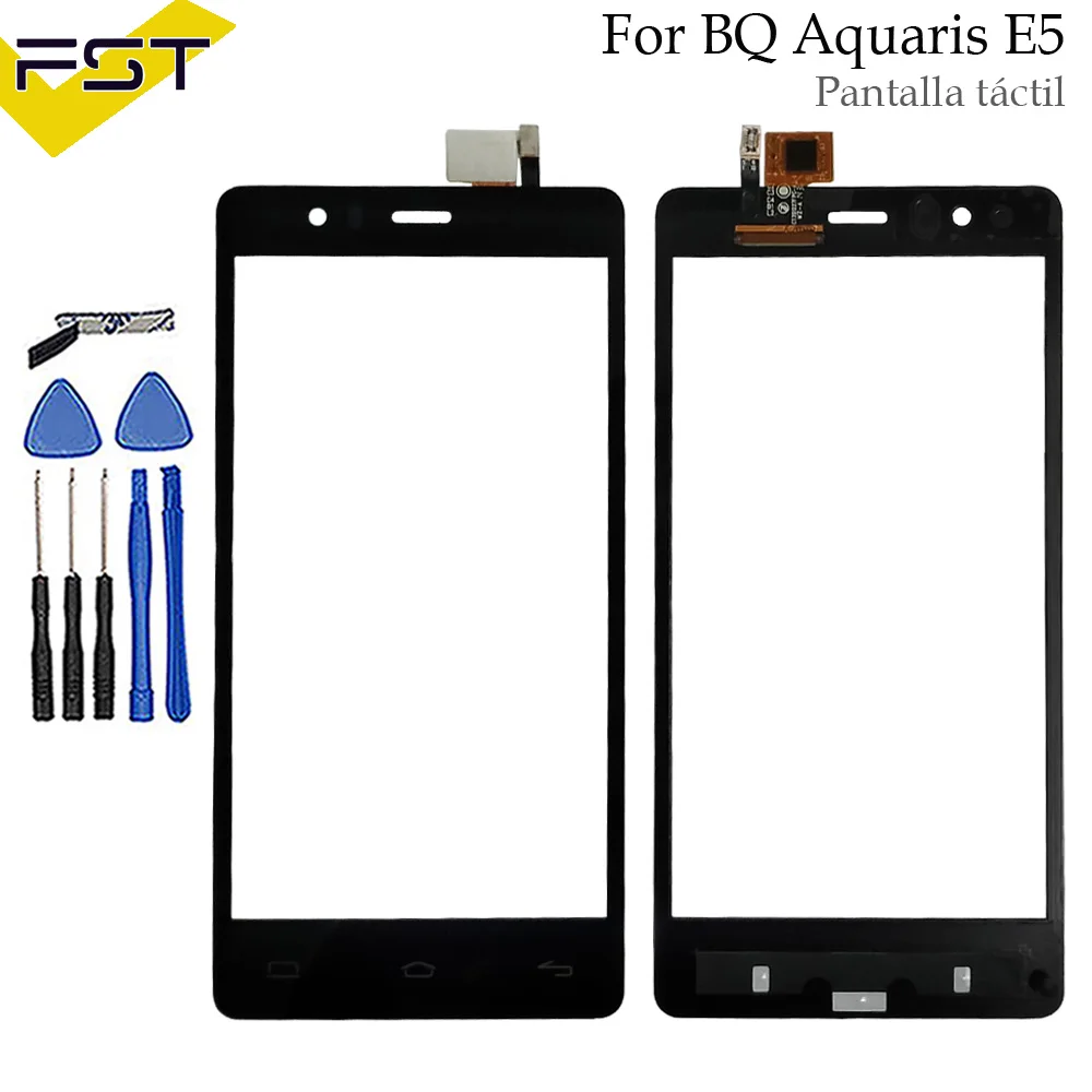 

For BQ Aquaris E5 Touch Screen For BQ Aquaris E5 4G HD FHD E5.0 Touch Screen Glass Digitizer Panel Lens Sensor Tools No Lcd