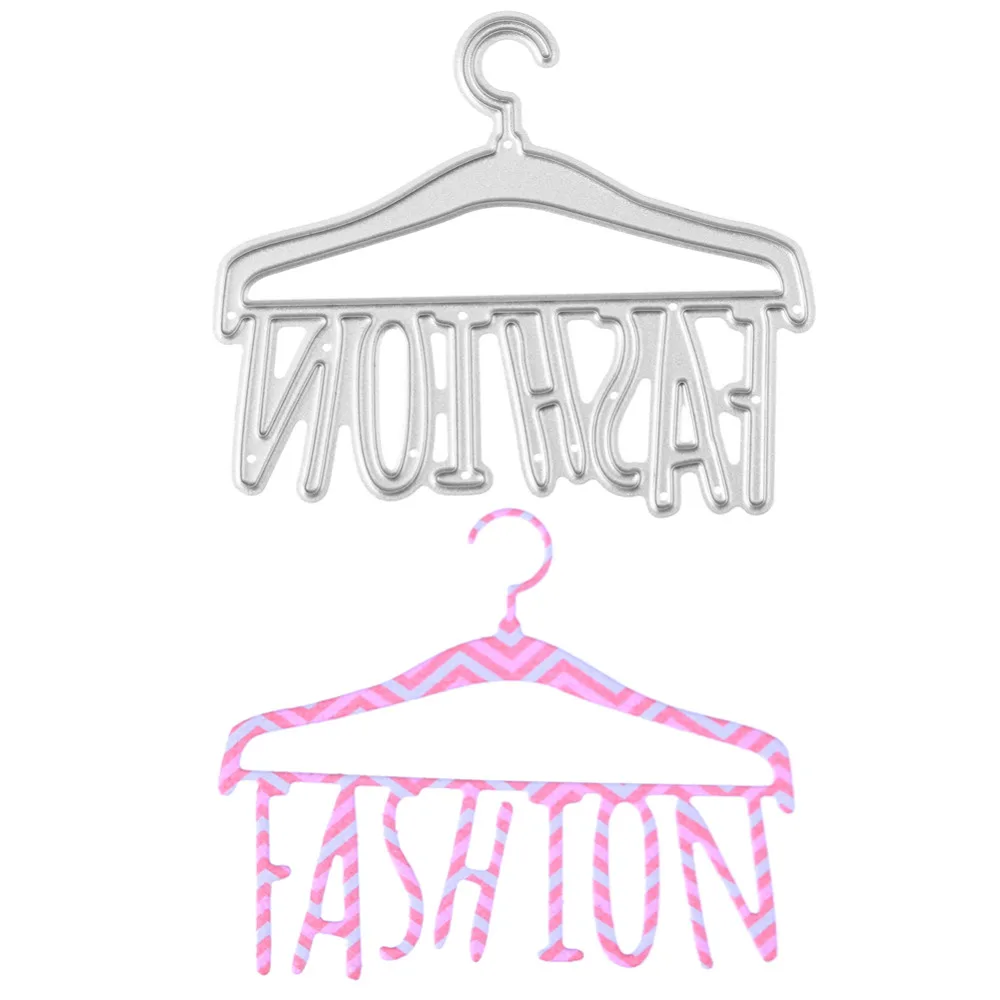 

New Fashion Hanger Metal Cutting Dies Stencil for DIY Scrapbooking Photo Album Embossing Paper Cards Decorative Crafts Die Cuts