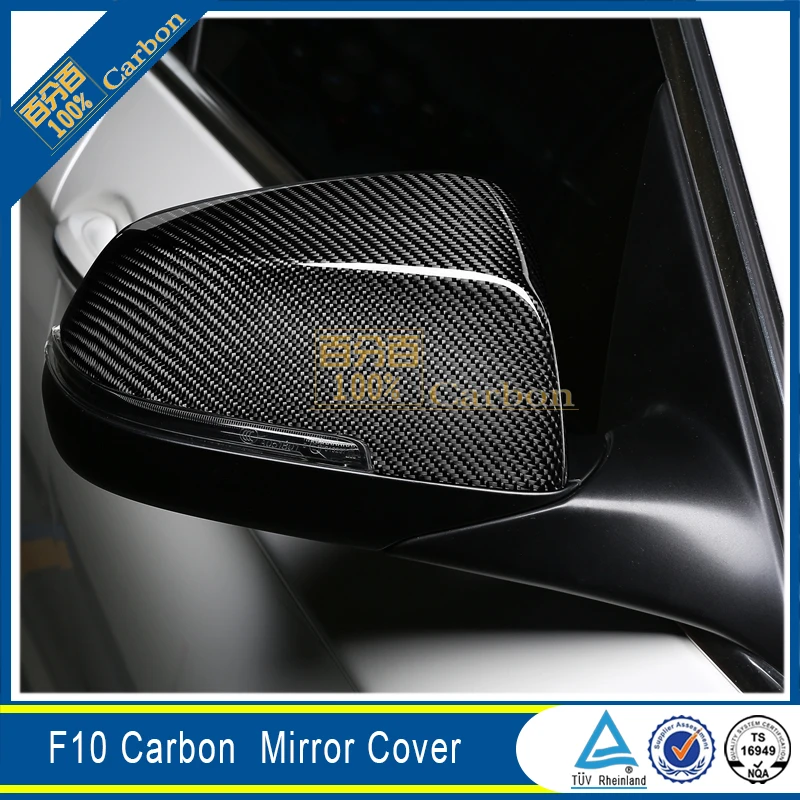 Carbon Fiber Auto Side Mirror Cover Replacement For 5 Series F10 2014-2016 | Автомобили и мотоциклы