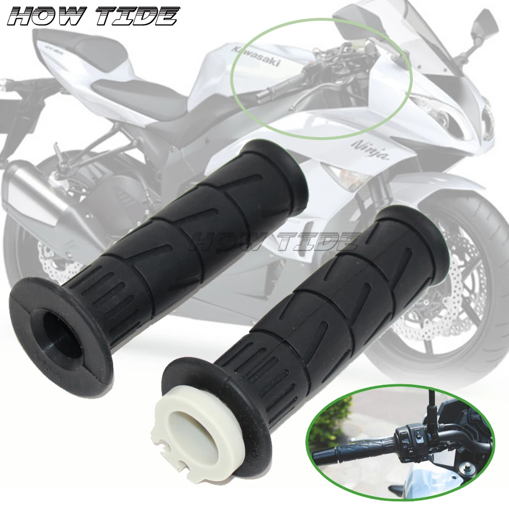 

Motorcycle Accessories Gel Rubber Handlebar Grips For Kawasaki ZX-6R / ZX636 ZX-9R / 10R / 12R / 14R ZZR1100