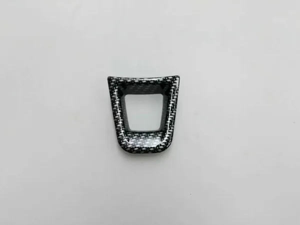 Carbon fiber Крышка рулевого колеса автомобиля Комплект отделка рамка лампа наклейка для VW Jetta Santana-& CC T-Cross Sagitar T-Roc Golf Tiguan Bora - Название цвета: Carbon fiber