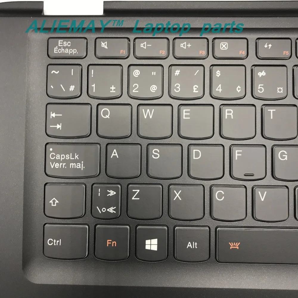 Детали для ноутбука LENOVO YOGA 2 13 Yoga2-13 черная Подставка рук с подсветкой Клавиатура