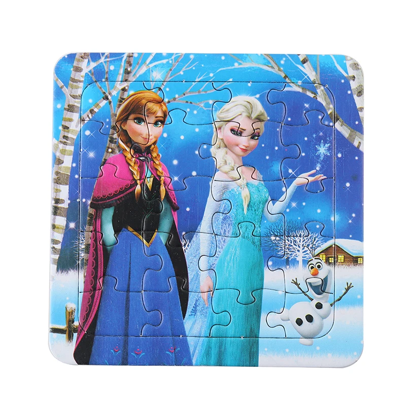 Disney замороженные Микки Маус детские развивающие игрушки головоломка для раннего образования Интеллект мультфильм можно сшить игрушки