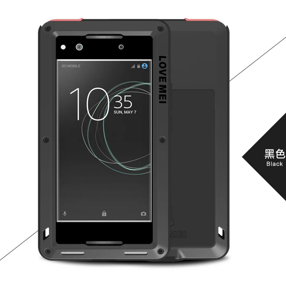 Чехол Love Mei для SONY Xperia XA1 G3121 G3123 G3125 ударопрочный водонепроницаемый жесткий
