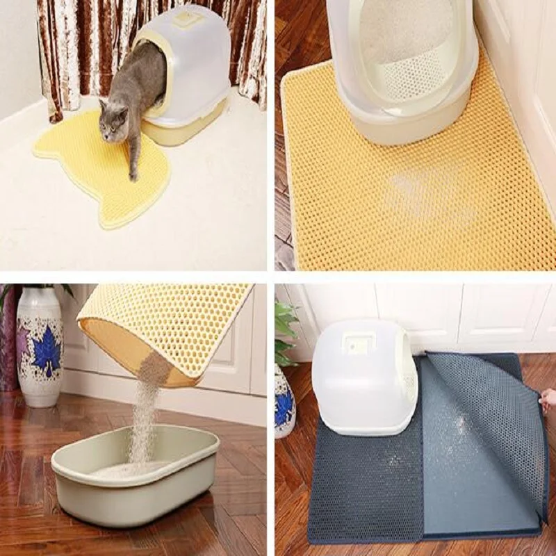 Environmental protection double cat litter mat EVA and dog pet cross-border Amazon explosions | Дом и сад