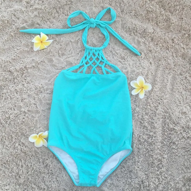 Детский комплект бикини для девочек 2 7 лет 2017 Горячая Распродажа купальный