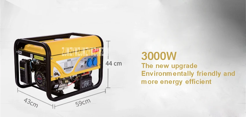 DH3800-XV, 3 кВт, бензиновый генератор, Малая бытовая, для кемпинга, оборудование для производства электроэнергии, однофазный бензиновый двигатель, 110 В/220 В/380 В