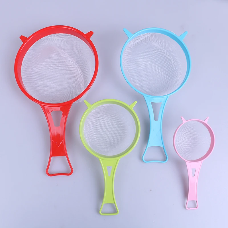 4pcs Plastic Kitchen Strainer Sieve Colander Set Four Sizes DIY Tool &amp Dining strainers | Дом и сад