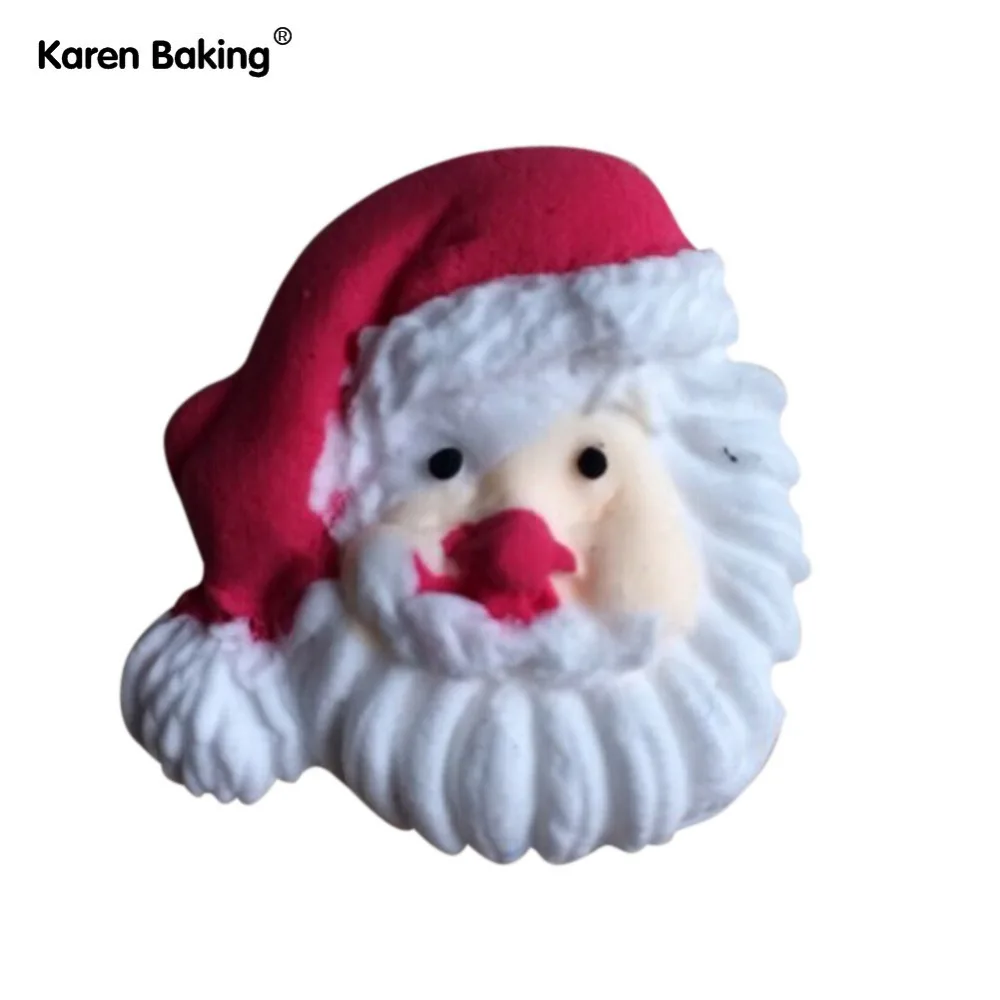 Christmas Man Shape Fondant Cake Molds Tools Soap Chocolate Mould Bakeware -C376 | Дом и сад