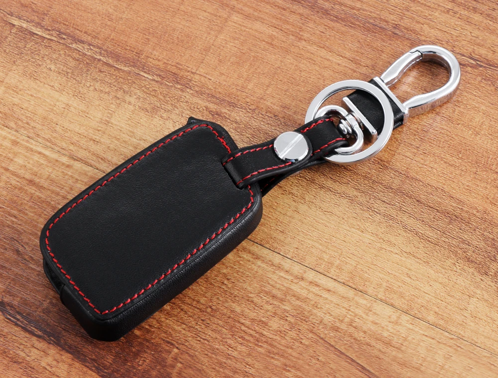 Чехол для ключей из натуральной кожи Volkswagen VW Golf 7 MK7 Skoda Octavia A7 Seat Leon Ibiza Key Portect|bag for