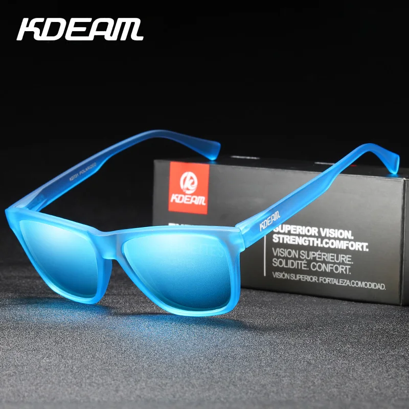 Солнцезащитные очки KDEAM TR90 Мужские поляризационные брендовые ультралегкие