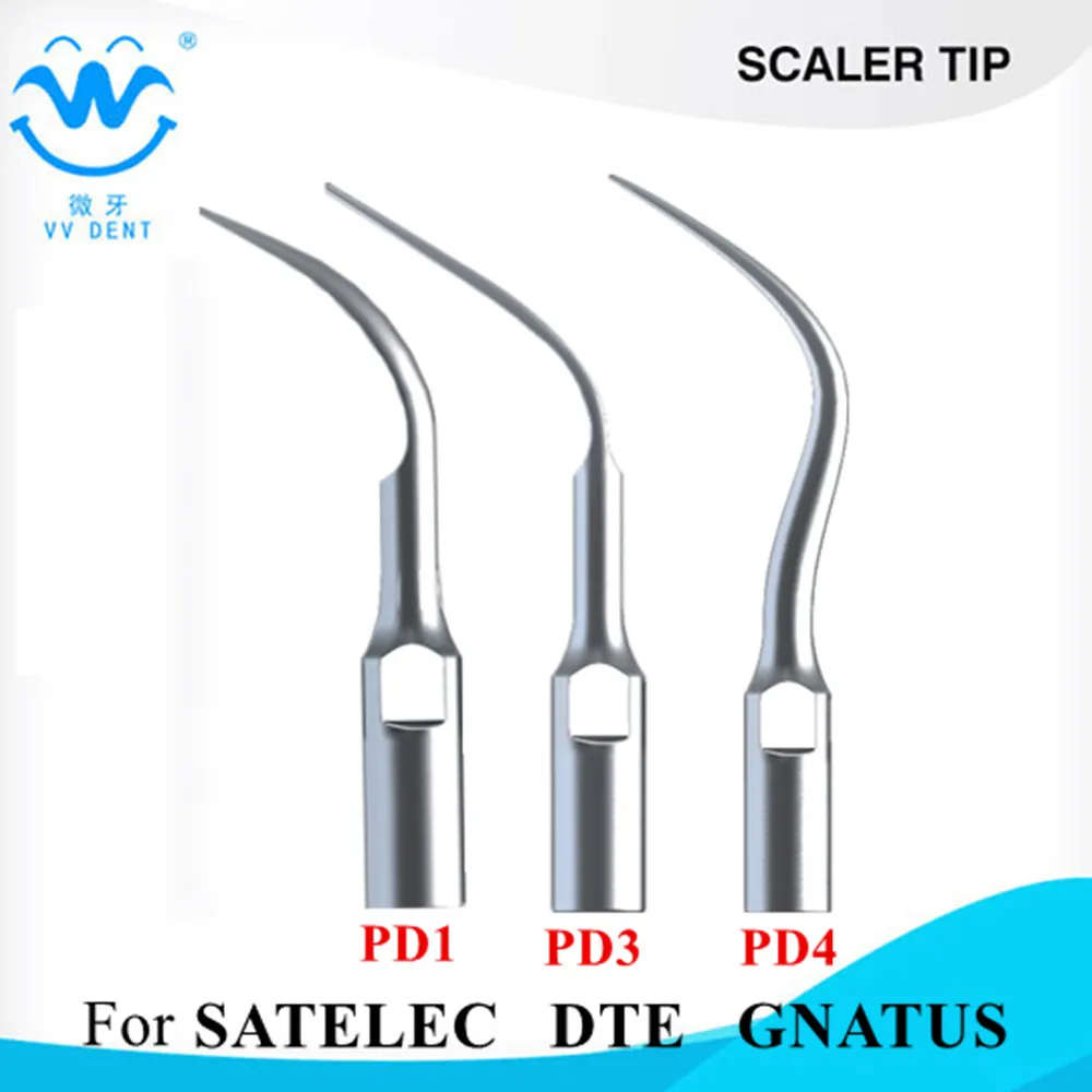 

3 PCS Dental scaling perio Tips for satelec woodpecker-DTE ,used for Ultrasonic Scaler Handpiece Teeth Whitening