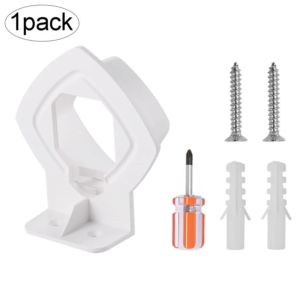 1 PACK Настенный держатель для Linksys Velop Tri-band весь дом WiFi сеточная система, WiFi маршрутизатор настенная Подставка Кронштейн с отверткой, белый - Цвет: 1 PACK