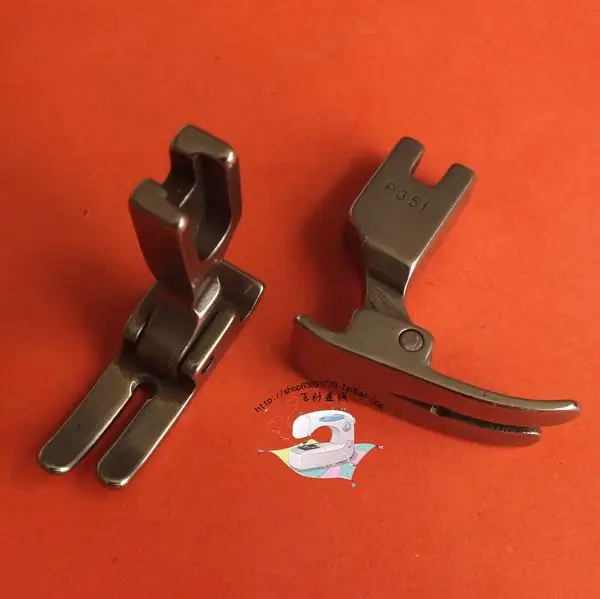 

4pcs Industrial Sewing Machine Presser Foot Flat Car Sewing Machine Presser Foot P351 Steel Presser Foot