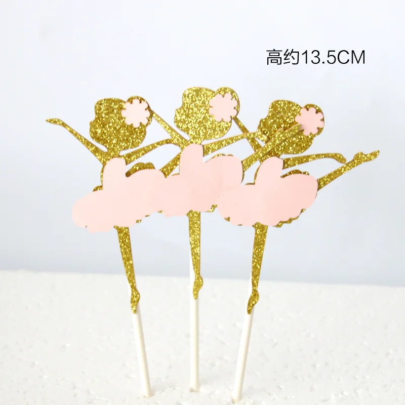 5 шт. балетная танцовщица для девочек кекс топ принцесса украшение торта детского