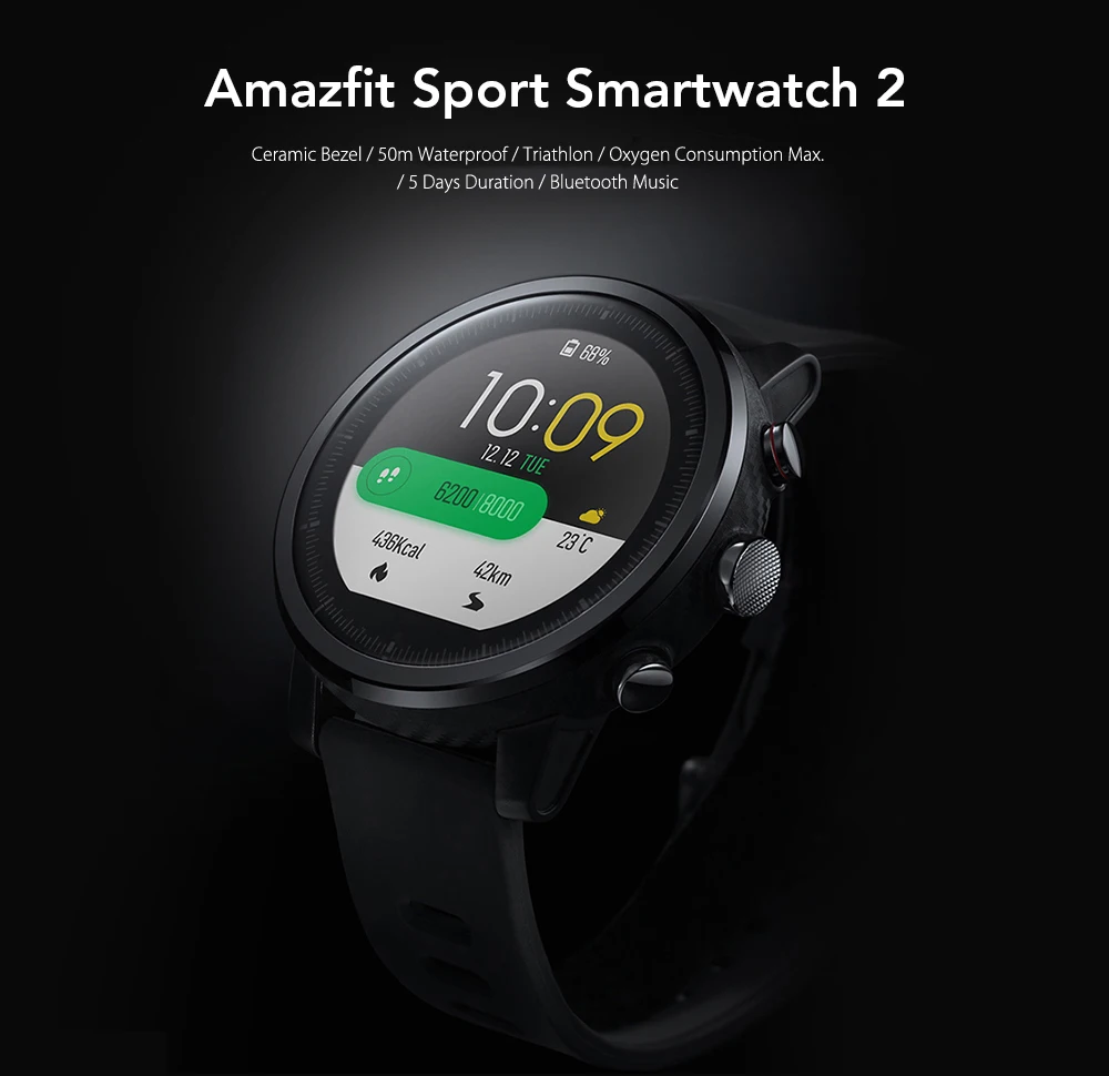 Глобальная версия Huami Amazfit Stratos Pace 2 умные часы gps 5ATM водонепроницаемый монитор