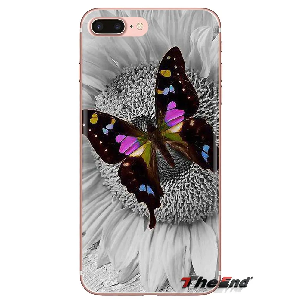 Wallpaper butterfly Butterflies Soft Shell Cover For Huawei G7 G8 P7 P8 P9 P10 P20 P30 Lite Mini Pro P Smart Plus 2017 2018 2019 |