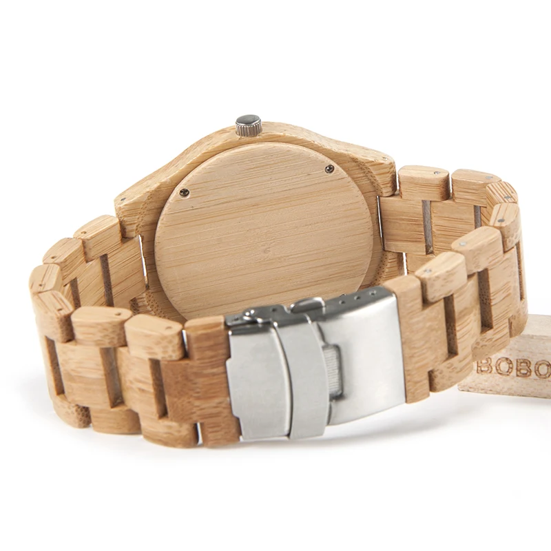 Часы BOBO BIRD Bamboo D19 для мужчин роскошные часы топового бренда деревянные наручные
