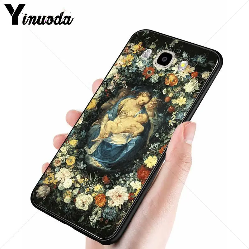 Yinuoda Classic painting flower In a Vase aesthetic Art Soft Phone Case For Samsung Galaxy j4 j6plus j7 j8 j2 prime 2018 funda | Мобильные