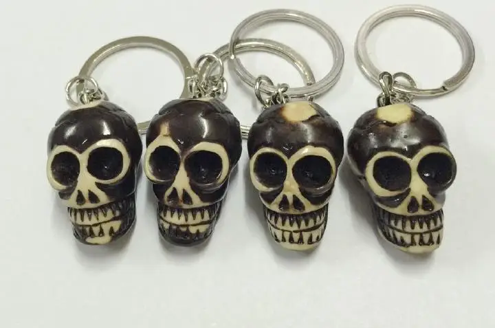 12 шт. Мужской винтажный брелок в виде черепа|keychain wholesale|jewelry stainlessjewelry catalogue |