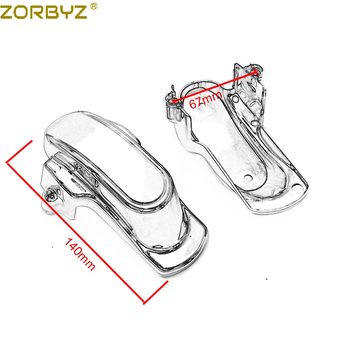 ZORBYZ мотоцикл черный/хром задняя рамка крышки осей для Harley Dyna FXDF FXDL FLD FXD 2006