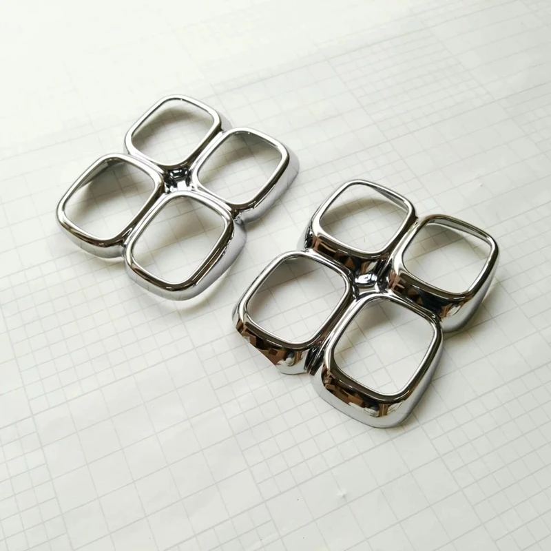 MONTFORD ABS Хромированная внешняя передняя противотуманная фара крышки лампы