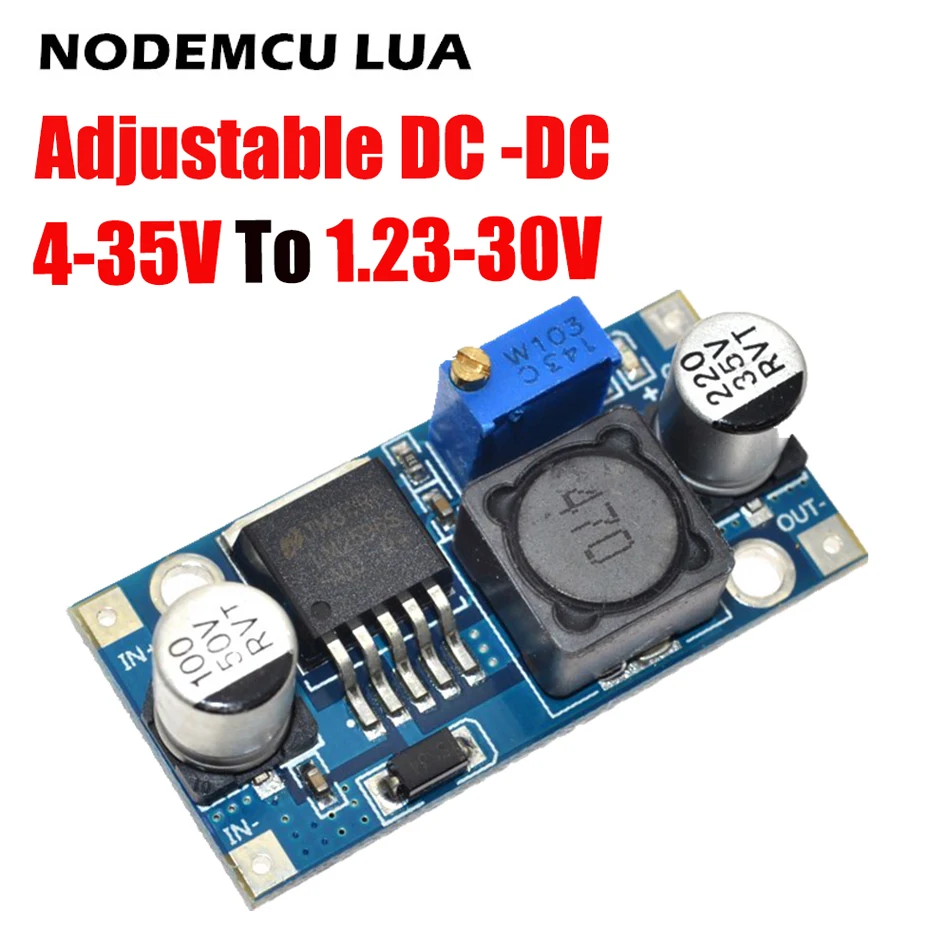 LM2596S ADJ DC Регулируемый понижающий регулятор напряжения Модуль питания плата 3A
