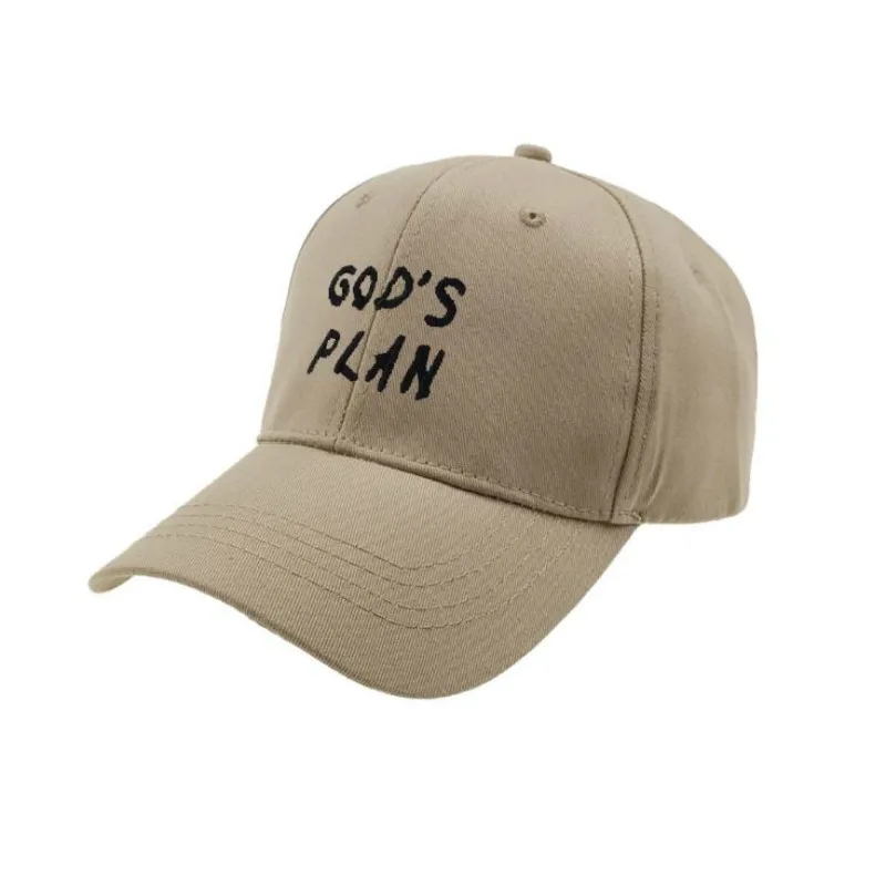 GOD'S PLAN бейсболка для женщин хлопок вышивка шляпа для стрельбы Высокое Качество уличная хип хоп спортивная шляпа Kpop Мужская шапочка из спандекса