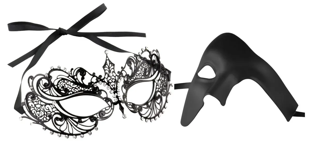 2 шт Маскарадная маска лазерная резка металлическая Хрустальная для костюма с