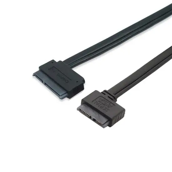 Бесплатная доставка 0 3 м 6 Гбит/с 22 контактный SATA гнездовой на 13 тонкий Кабель Для