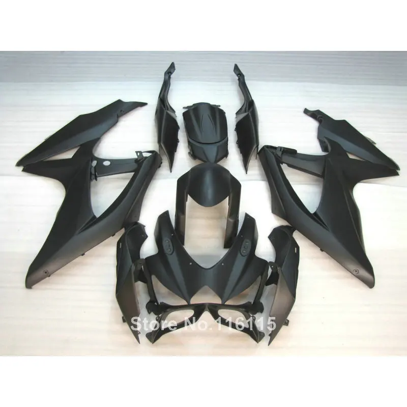 Высококачественный комплект обтекателей для SUZUKI K8 K9 GSXR 600 750 2008 2009 2010 матовый