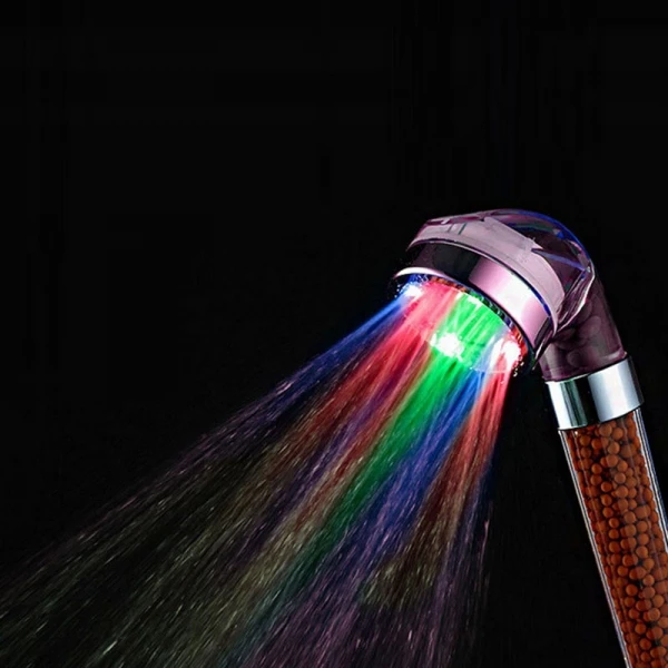 Кристалл Турмалин SPA Анион СВЕТОДИОДНЫЙ Душ Голова Стиль | Обустройство дома