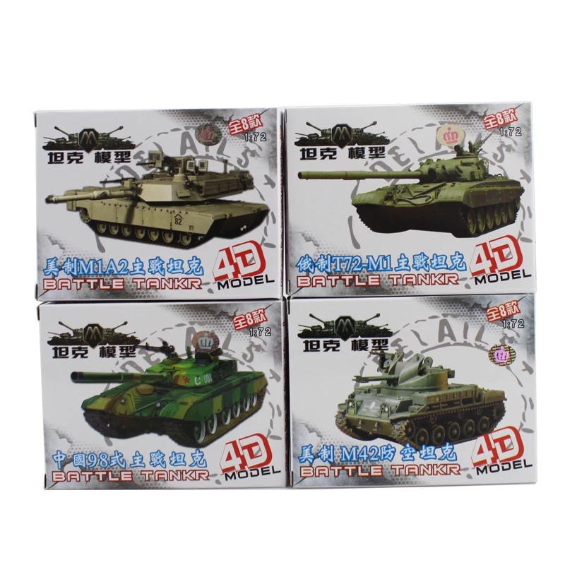 Бесплатная доставка 8 шт. 1: 72 модель танка сборная игрушка основные боевые танки