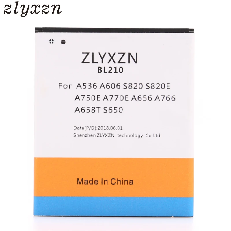 3000 мА/ч BL210 Батарея для lenovo A536 A606 S820 S820E A750E A770E A656 A766 A658T S650 | Мобильные телефоны и