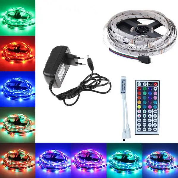 

Водонепроницаемая светодиодная лента RGB SMD 2835, 5 м, 12 В, 60 светодиодов/м