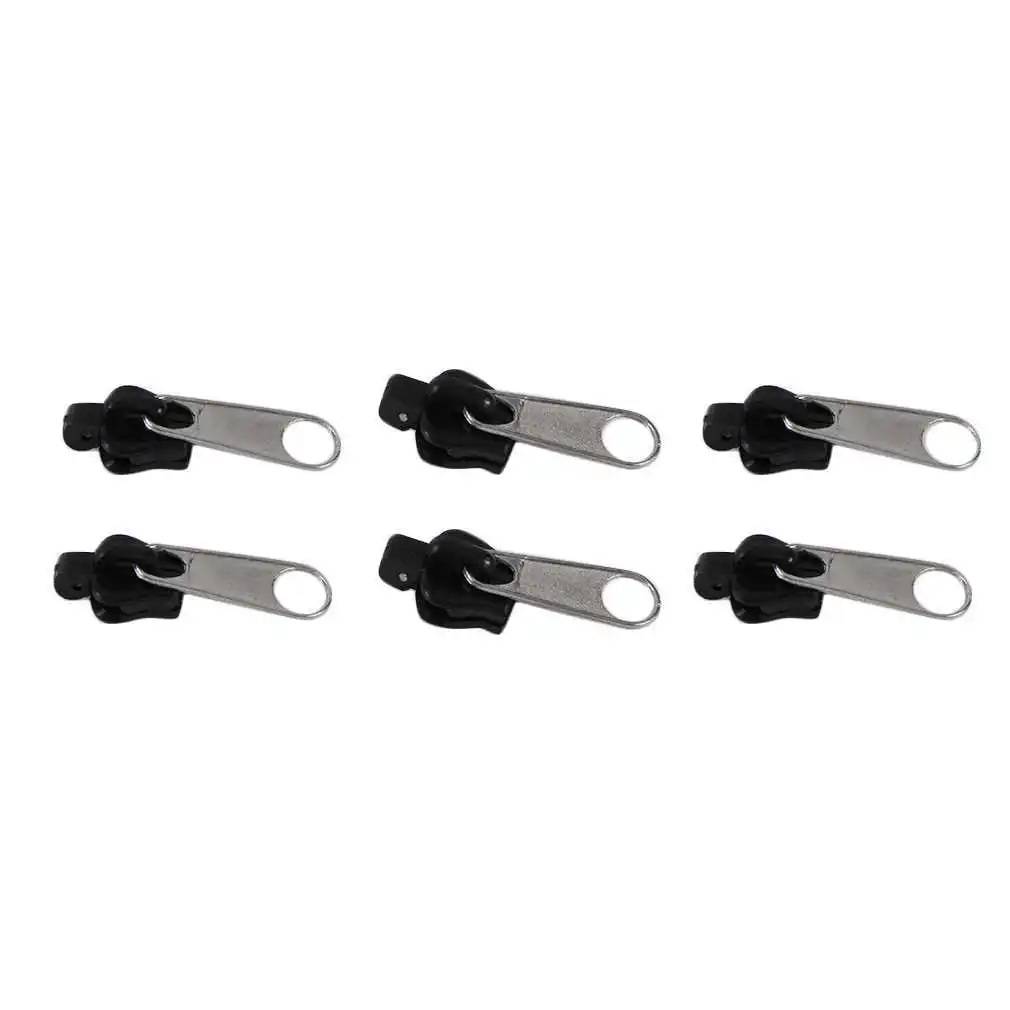 

6Pcs/Set Zipper Sliders Universal Repair Kit Slider Replacement Zip Original Clothes DIY Sewing Quickly Instant Widgets 3 Size