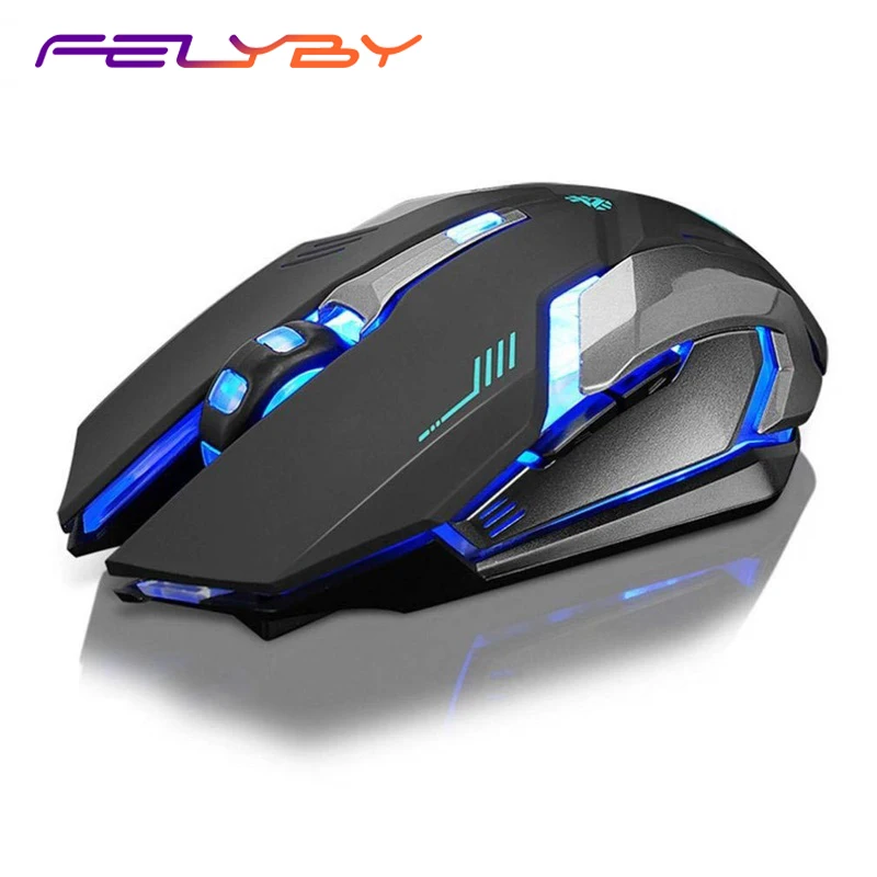 FELYBY Беспроводной эргономичный Мышь X7 2 4 ГГц Перезаряжаемые Silent Оптическая