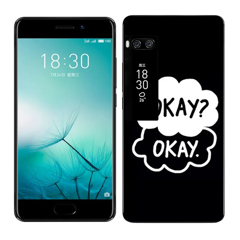 Мягкий силиконовый чехол из ТПУ для Meizu Pro 7 чехлы телефонов Meilan с рисунком Pro7 |