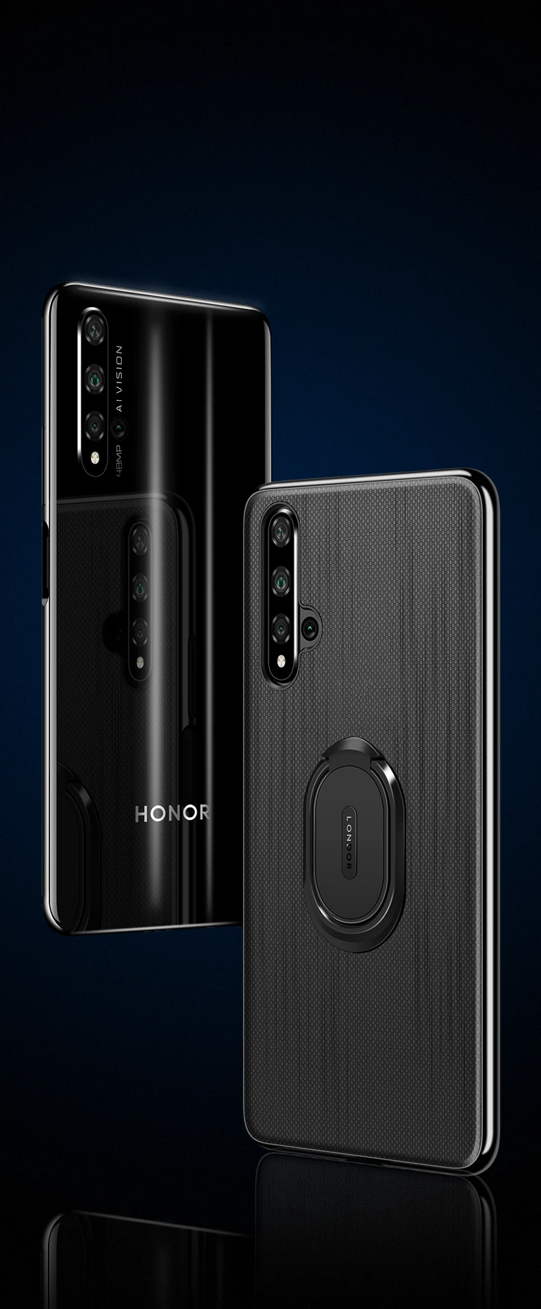 Чехол Alxun для huawei Honor 20 Pro, чехол для Honor 20, автомобильная магнитная подставка из ТПУ+ поликарбоната, задняя крышка для huawei Honor 20 Pro Honor 20, чехол
