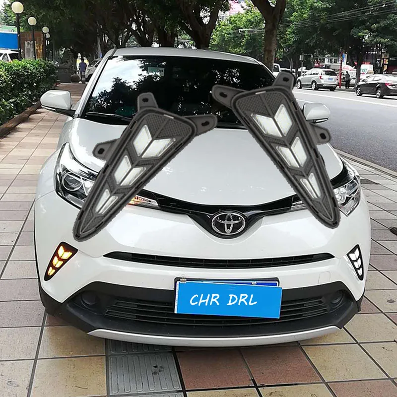 Автомобильный аксессуар для TOYOTA C-HR CHR светодиодный автомобильный drl дневные ходовые огни и задний бампер противотуманная фара стоп-сигнал задняя фара предупреждающий свет