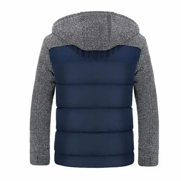 2018 зимняя куртка пальто толстая теплая длинный рукав с капюшоном на молнии