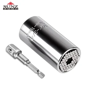 Многофункциональный универсальный гаечный ключ с трещоткой, 7  19 мм, 1 шт.