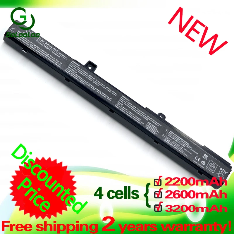 Golooloo 4 ячейки 14,4 V батарея A31N1319 X551M A41N1308 A31LJ91 для Asus X451CA X451 X551 X451C X451M X551C X551CA 0B110-00250100